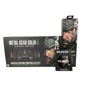 Limited Ed. METAL GEAR SOLID Snake Eater PC Controller Mousepad & Charger Bundle